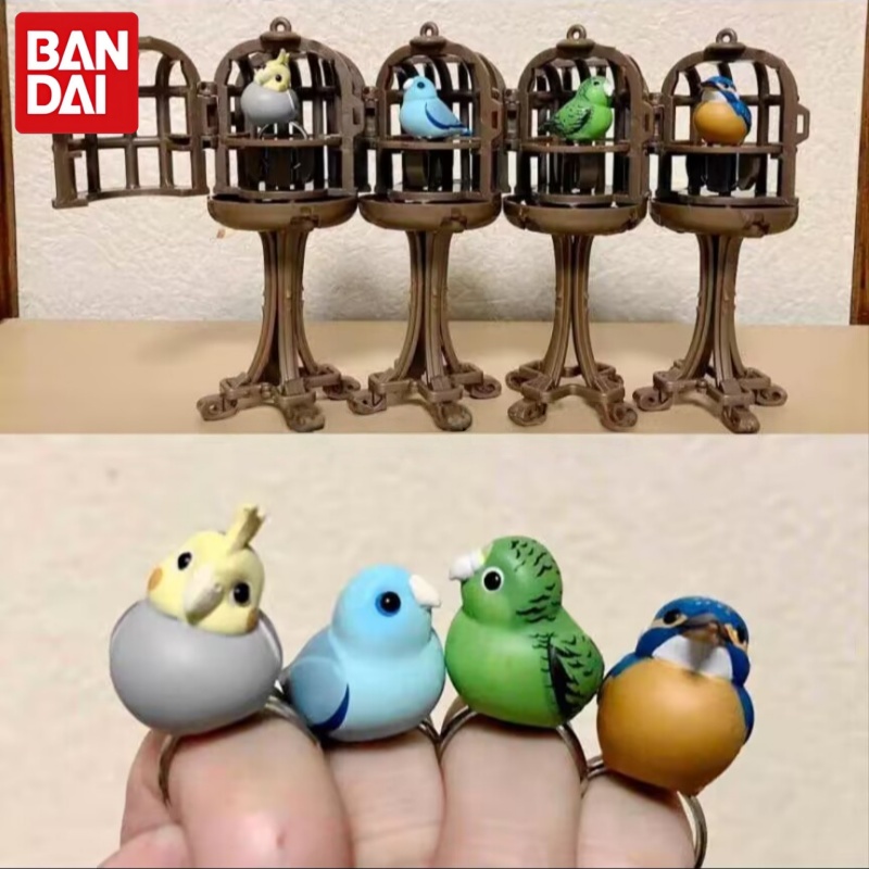 Bird Cage Parrot - Bandai Vogelring Papagei Eisvogel Ring Gashapon