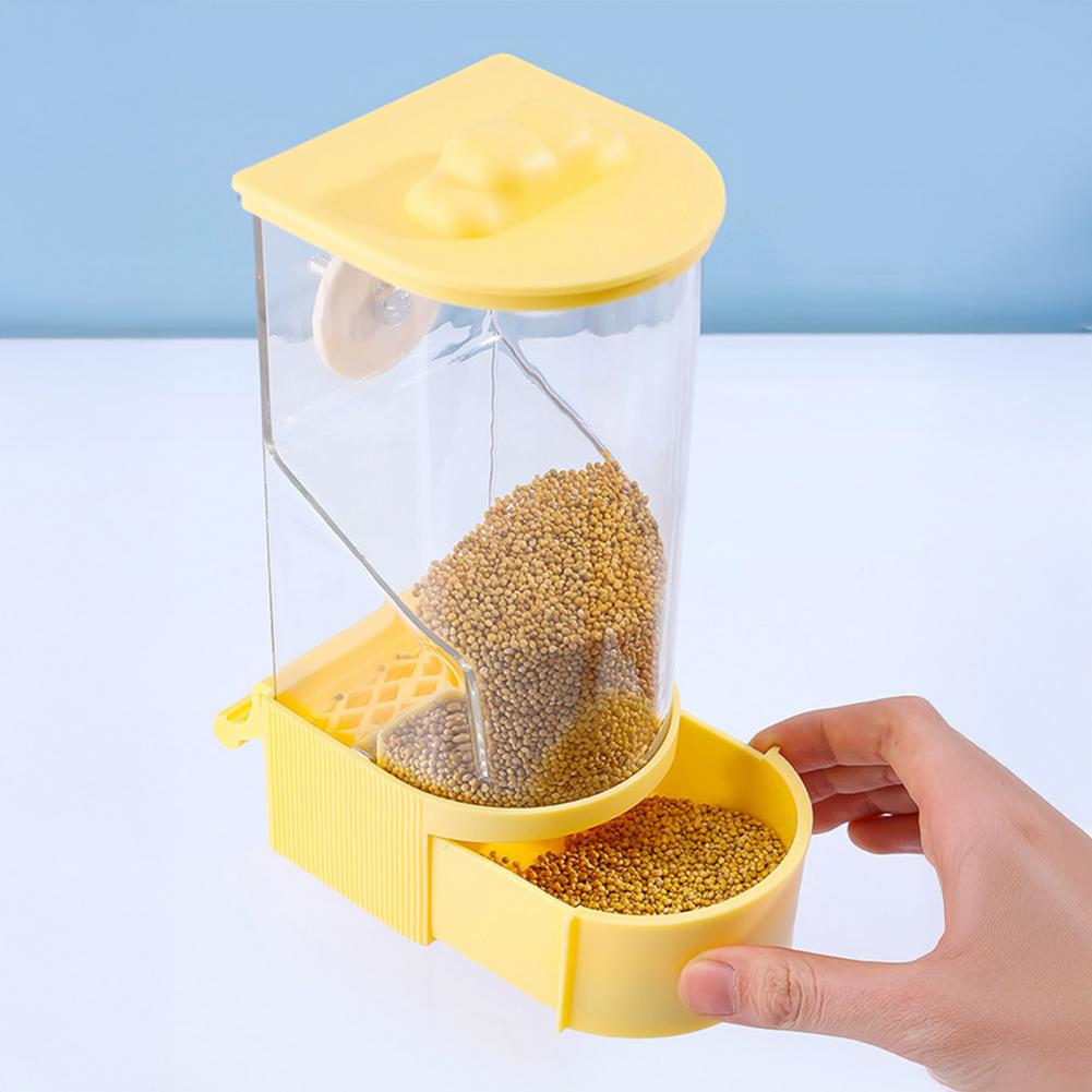 Bird Cage Parrot - Anti-Spritz-Vogelfutterspender für Papageienkäfige – Automatischer Futterspender