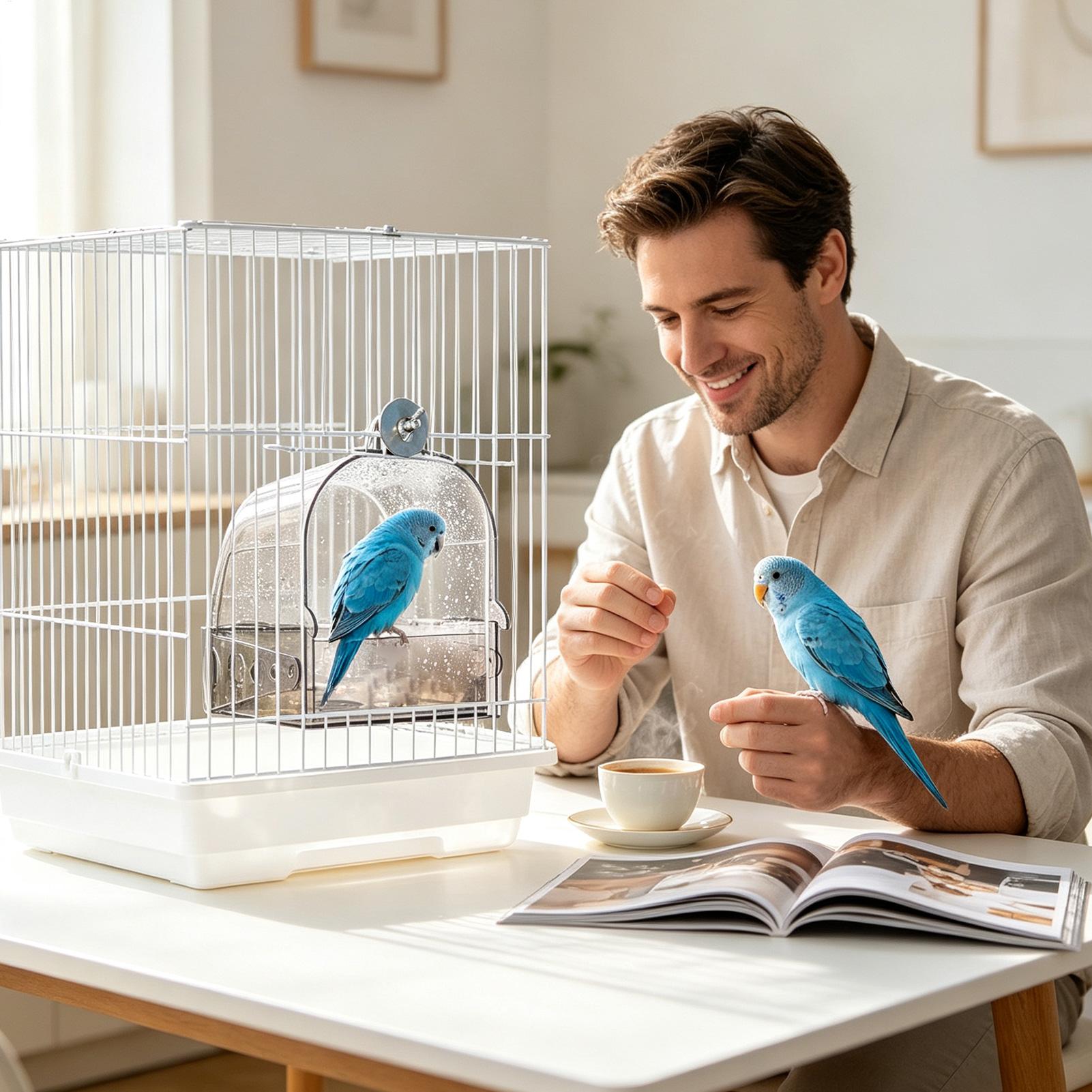 Vogelbad für Käfig, abnehmbar, – Bird Cage Parrot Bewertung und Preis